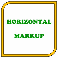 Horizontal Markup